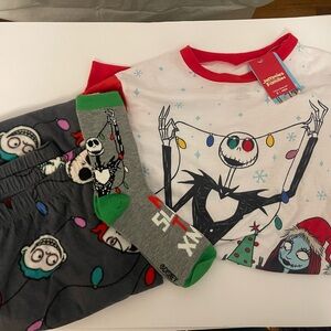 Disney Men’s Pajama Set Nightmare before Christmas S/L